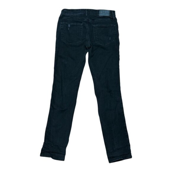 American Eagle Jeans Mens 28x30 Black AirFlex+ Real Good Distressed Stretch - Picture 7 of 8